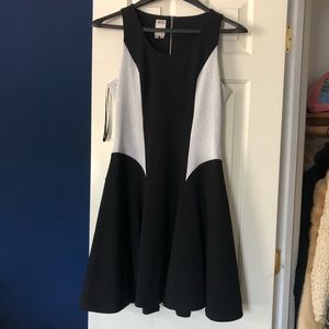 Ali ro black and white dress